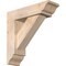 Ekena Millwork Traditional Traditional Smooth Bracket w/ Offset Brace, Douglas Fir, 5 1/2"W x 18"D x 18"H BKT0604X18X18TRA01SDF - alternate 1
